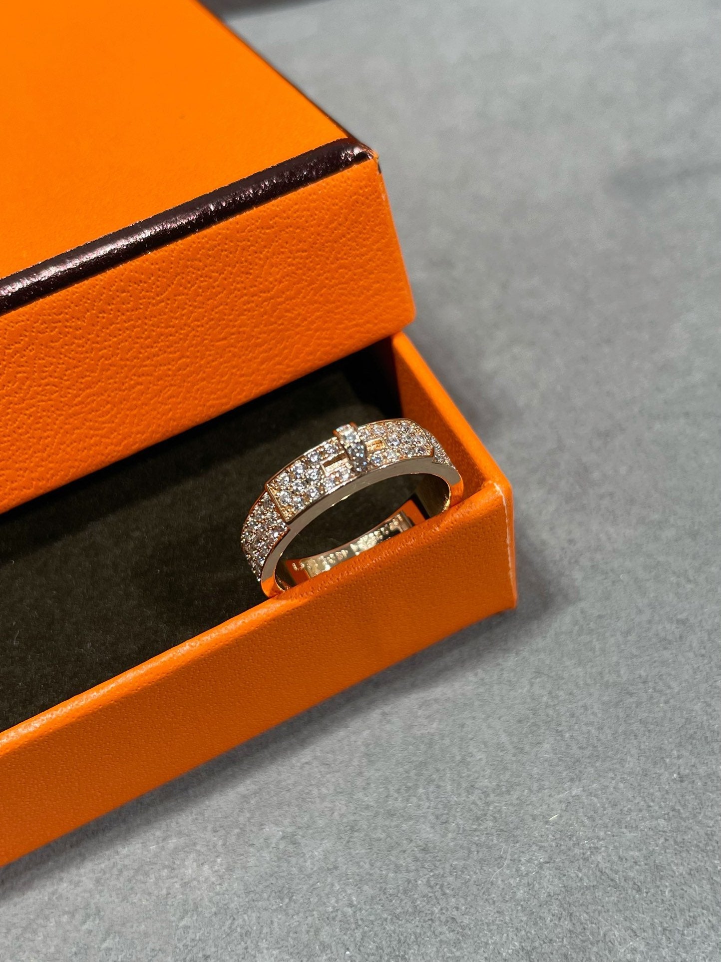 [Aurelle Style]KELLY PINK GOLD DIAMOND RING