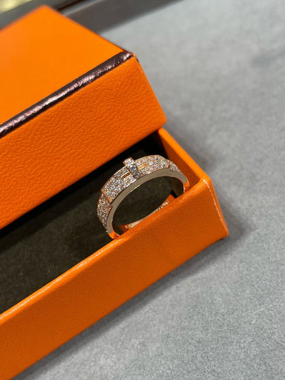 [Aurelle Style]KELLY PINK GOLD DIAMOND RING