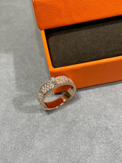 [Aurelle Style]KELLY PINK GOLD DIAMOND RING