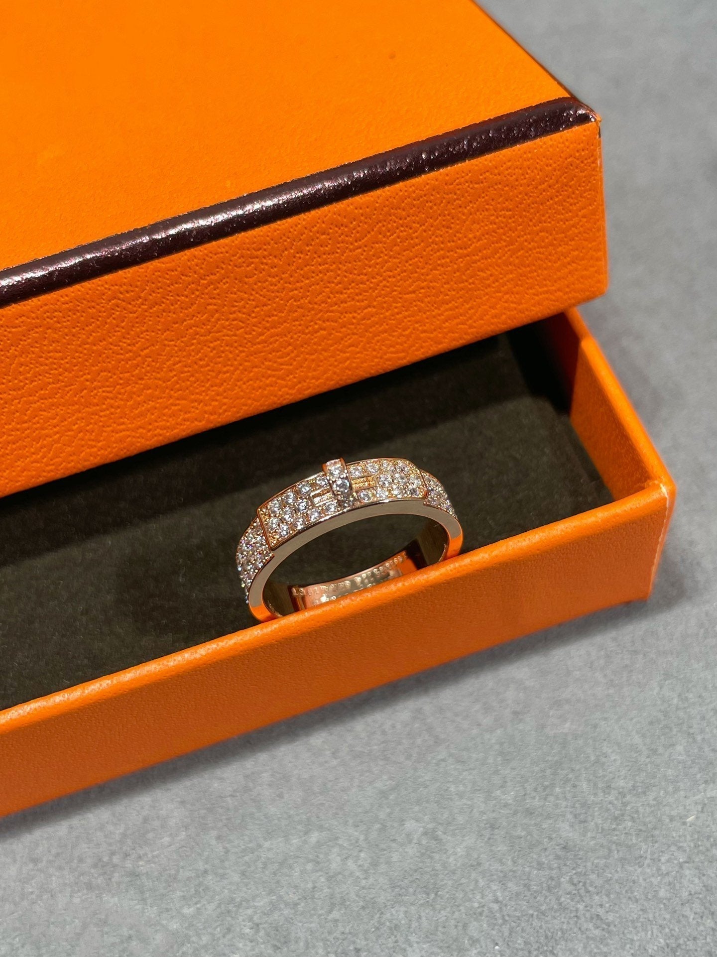 [Aurelle Style]KELLY PINK GOLD DIAMOND RING
