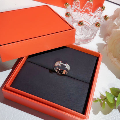 [Aurelle Style]H RING FULL DIAMOND