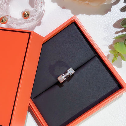 [Aurelle Style]H RING FULL DIAMOND