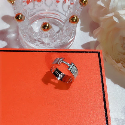 [Aurelle Style]H RING FULL DIAMOND