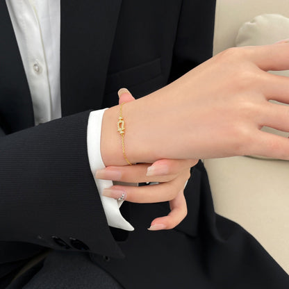 [Aurelle Style]FORCE 10 SMALL CHAIN BRACELET