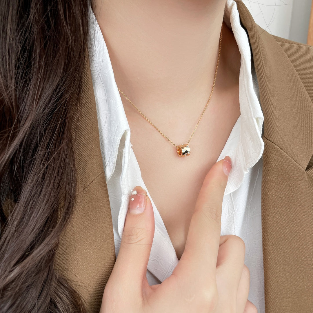 [Aurelle Style]BEE MINI PEDANT DIAMOND NECKLACE