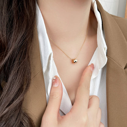 [Aurelle Style]BEE MINI PEDANT DIAMOND NECKLACE