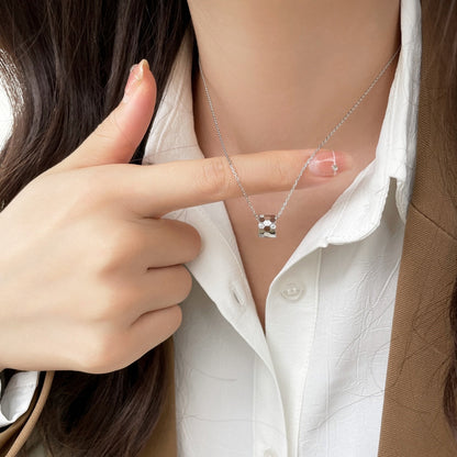 [Aurelle Style]BEE MINI PEDANT DIAMOND NECKLACE