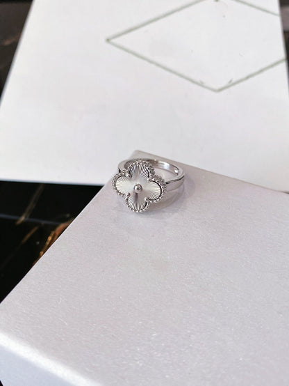 [Aurelle Style]CLOVER SILVER RING