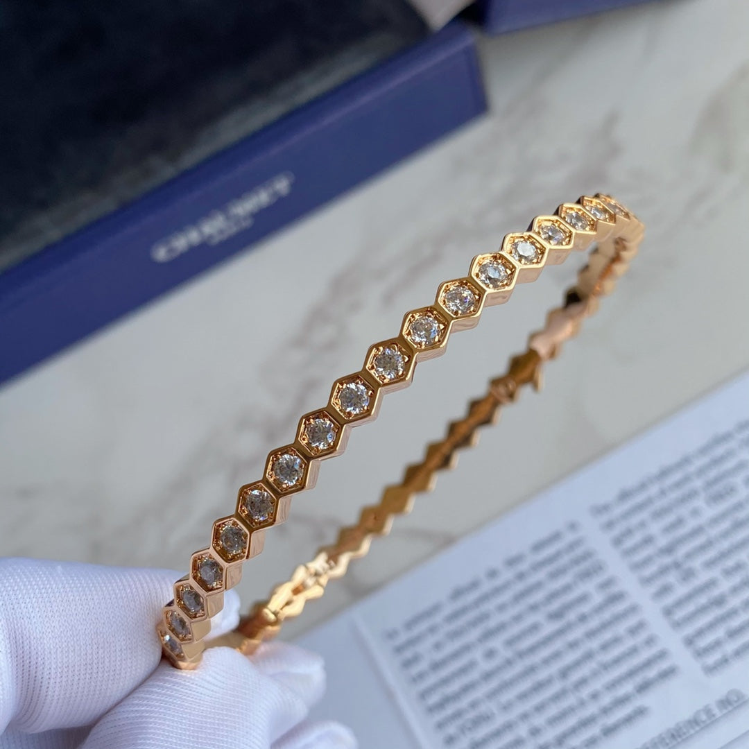 [Aurelle Style]BEE LOVE GOLD BRACELET FULL DIAMOND