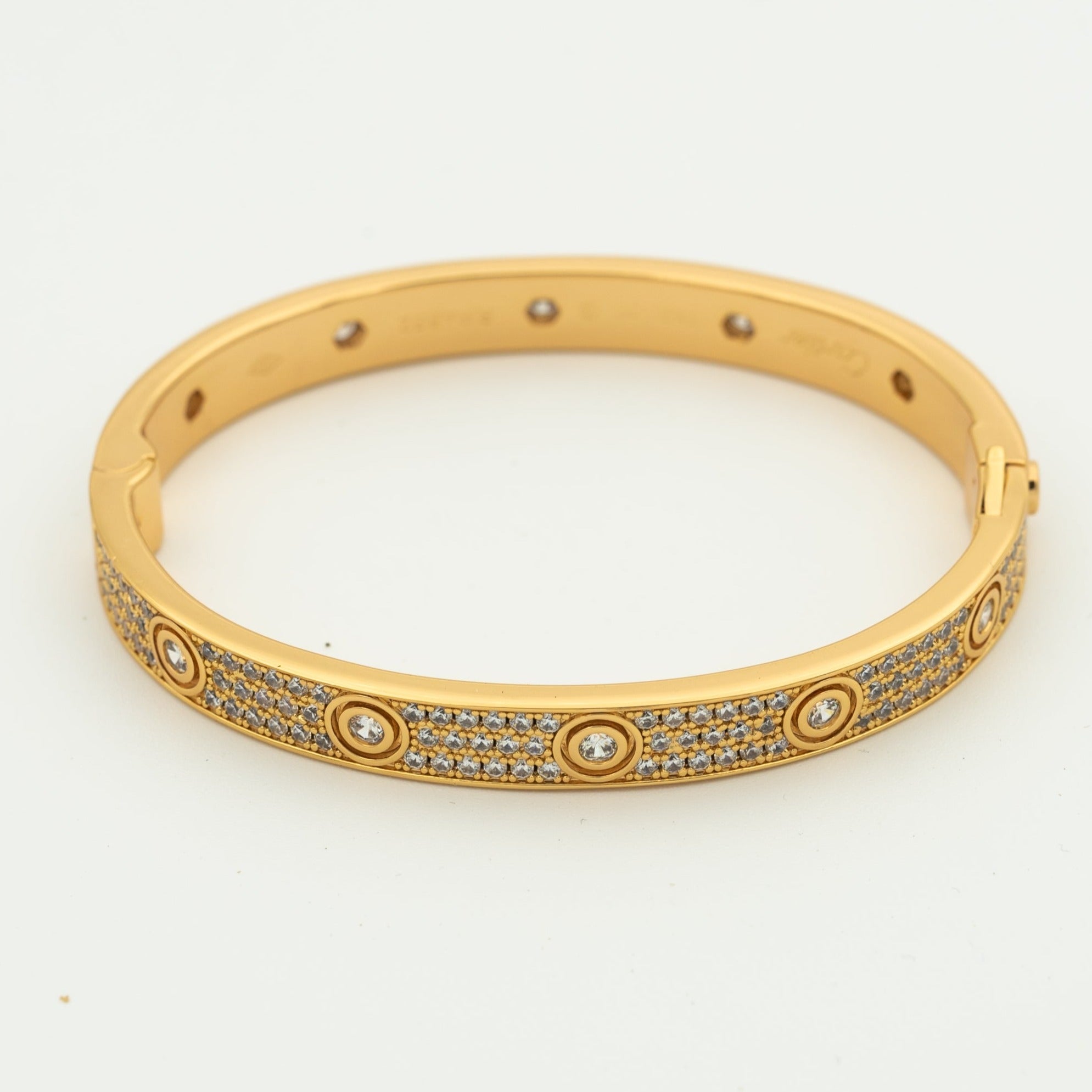 [TOP]LOVE BRACELET 6.1MM DIAMOND-PAVED 10 BIG DIAMONDS