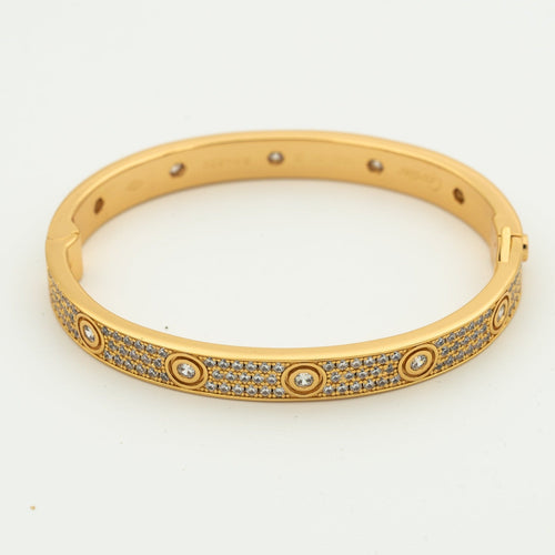 [TOP]LOVE BRACELET 6.1MM DIAMOND-PAVED 10 BIG DIAMONDS