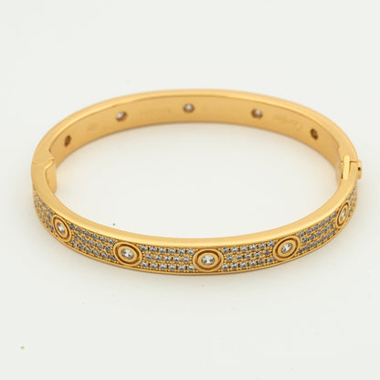 [Aurelle Style]LOVE BRACELET 6.1MM DIAMOND-PAVED 10 BIG DIAMONDS