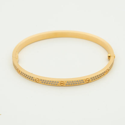 [Aurelle Style]LOVE BRACELET 3.65MM DIAMOND-PAVED