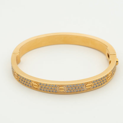 [Aurelle Style]LOVE BRACELET 6.1MM DIAMOND-PAVED