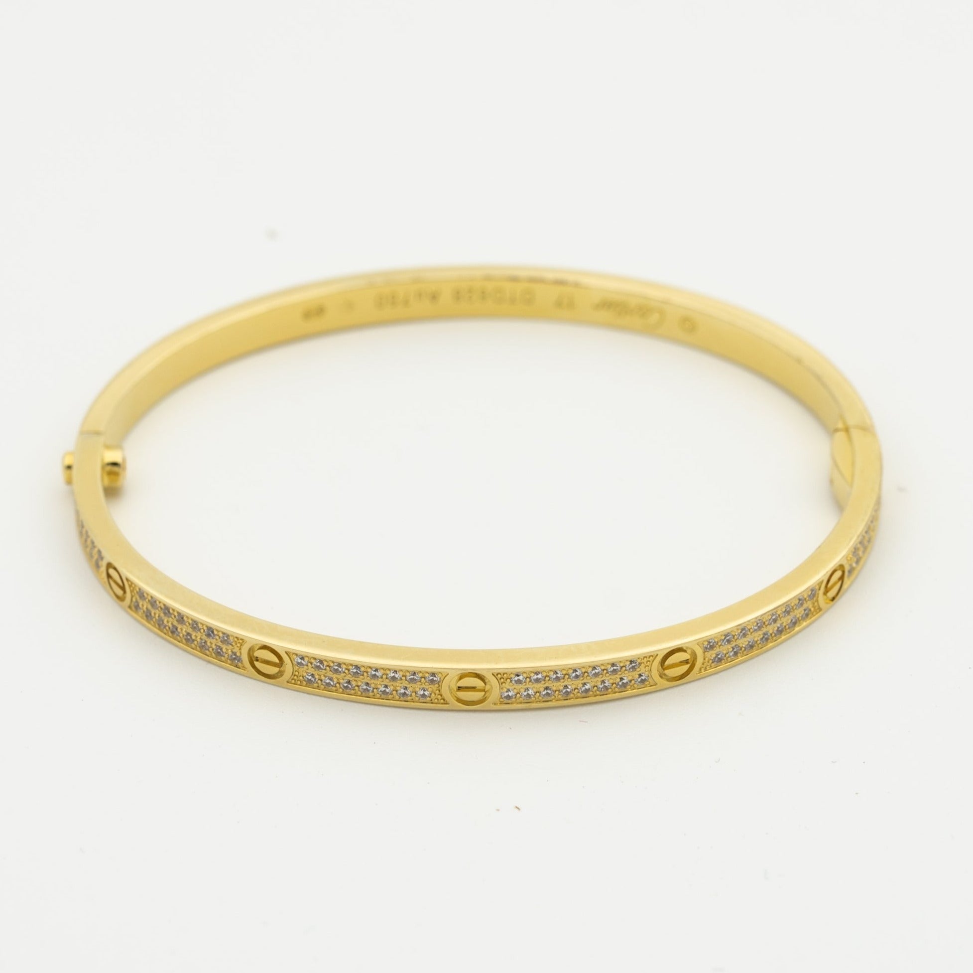 [Aurelle Style]LOVE BRACELET 3.65MM DIAMOND-PAVED