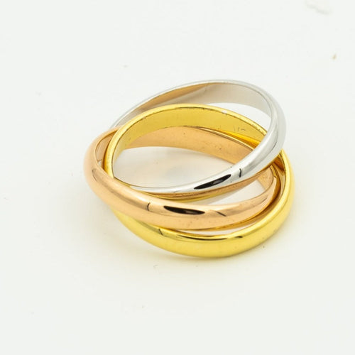 [Aurelle Style]TRINITY RING GOLD PINK GOLD SILVER