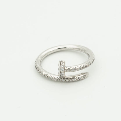 [Aurelle Style]JUSTE RING 1.8MM SILVER DIAMONDS