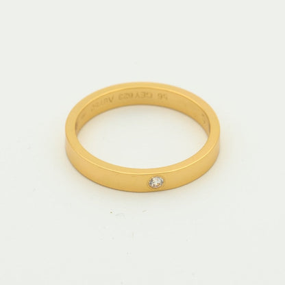 [Aurelle Style]LOVE RING 4MM 1 DIAMOND