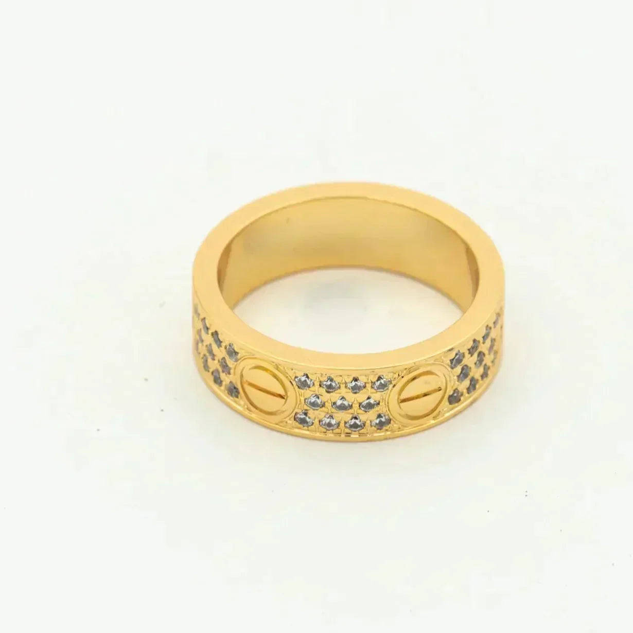 [Aurelle Style]LOVE RING 5.5MM DIAMONDS PAVED