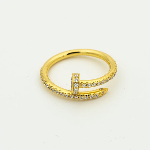 [Aurelle Style]JUSTE RING 1.8MM GOLD DIAMONDS