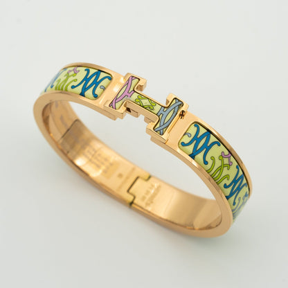 [Aurelle Style]H BRACELET BEIGE MULTICOLOR
