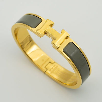 [Aurelle Style]H BRACELET BLUE GREEN 12MM
