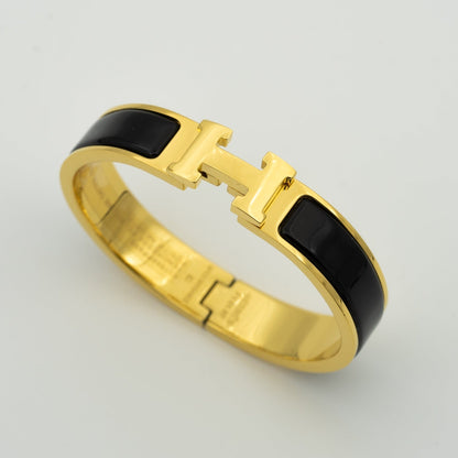 [Aurelle Style]H BLACK BRACELET