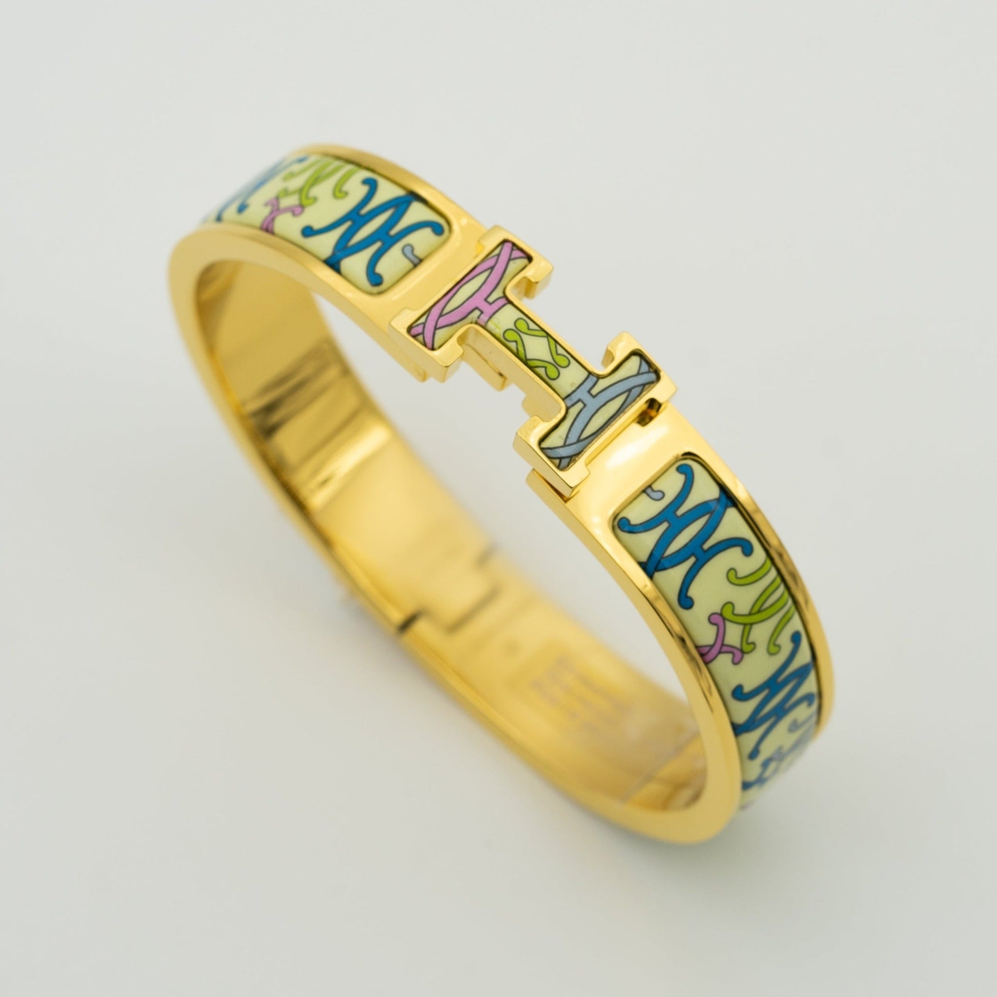 [Aurelle Style]H BRACELET BEIGE MULTICOLOR