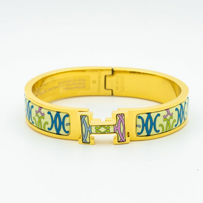 [Aurelle Style]H BRACELET BEIGE MULTICOLOR