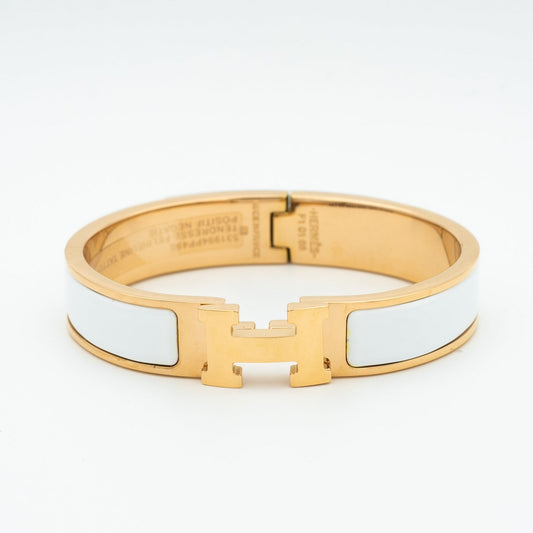 [Aurelle Style]H WHITE BRACELET