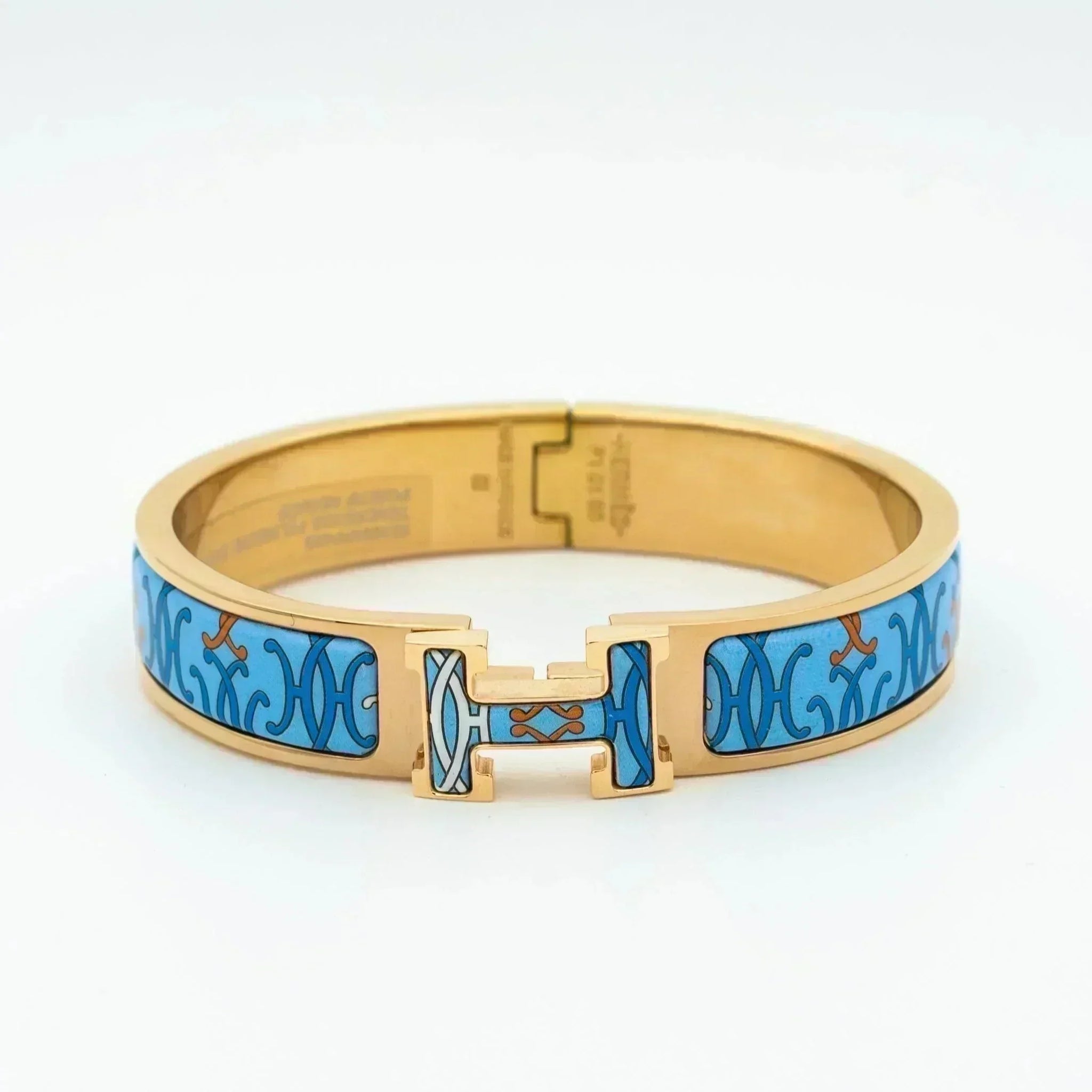 [Aurelle Style]H BRACELET BLUE MULTICOLOR