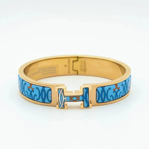 [Aurelle Style]H BRACELET BLUE MULTICOLOR