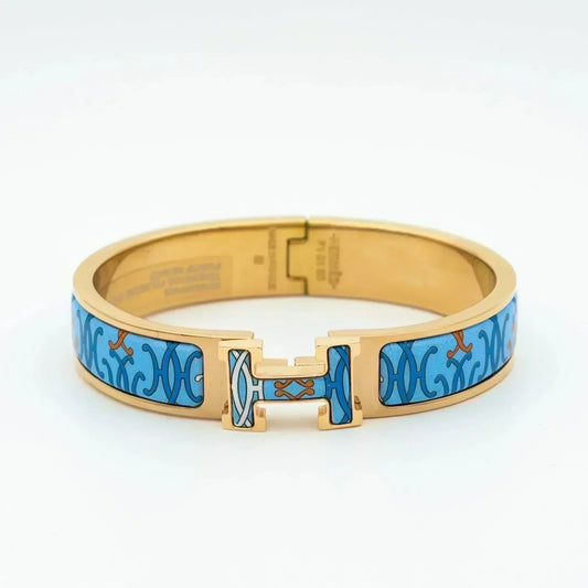 [Aurelle Style]H BRACELET BLUE MULTICOLOR