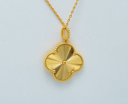[Aurelle Style]CLOVER 25MM PEDANT NECKLACE GOLD