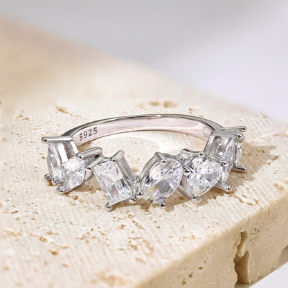 [Aurelle Style]Delicate Multi Cut Ring