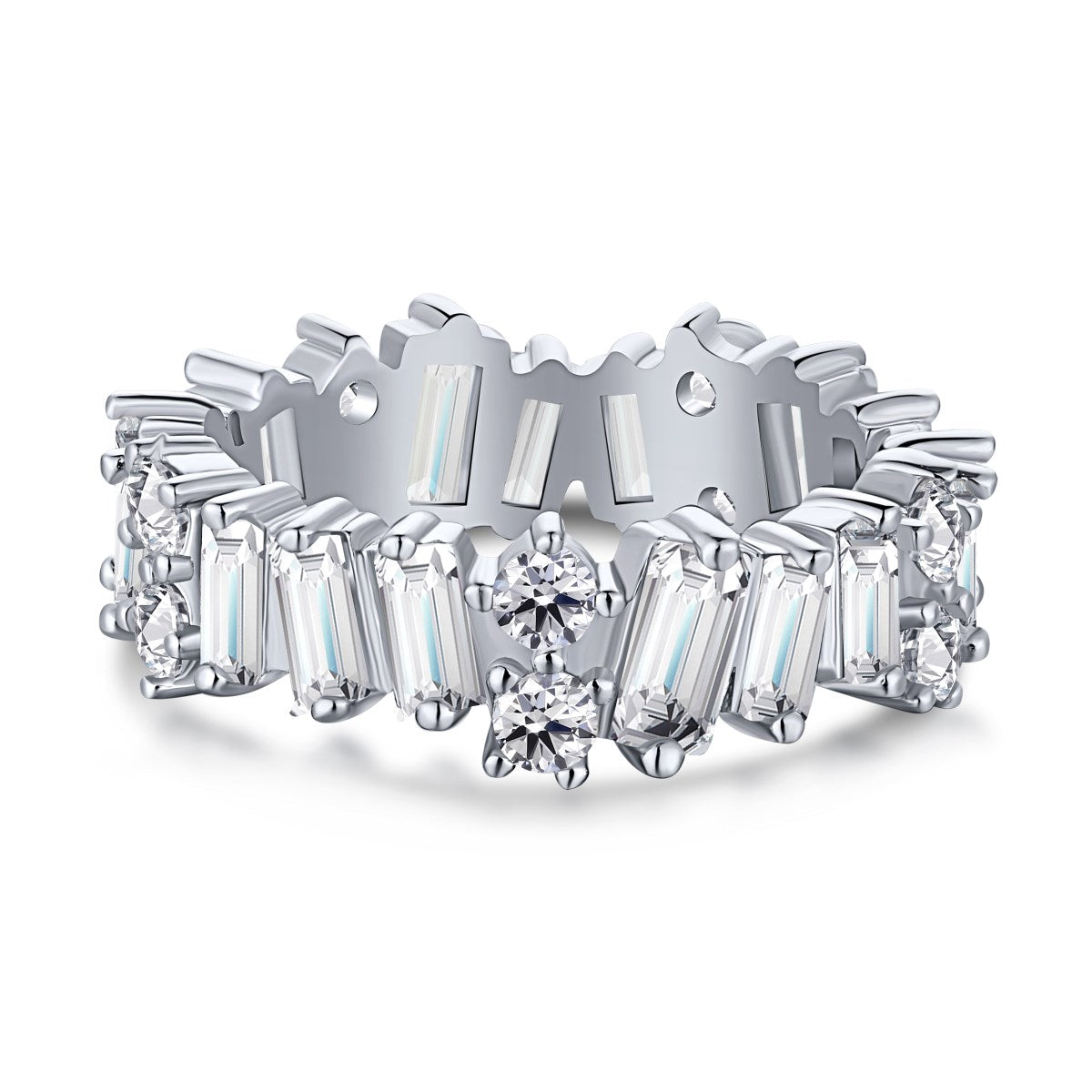 [Aurelle Style]Delicate Multi Shape Tennis Ring
