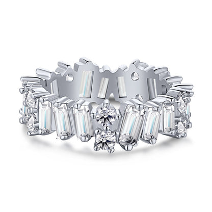 [Aurelle Style]Delicate Multi Shape Tennis Ring
