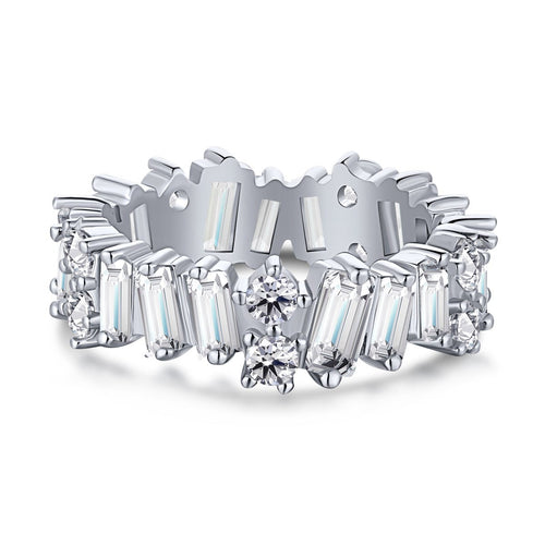 [Aurelle Style]Delicate Multi Shape Tennis Ring