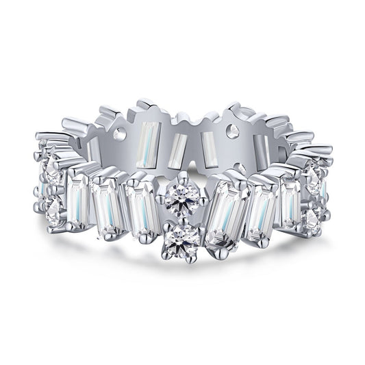 [Aurelle Style]Delicate Multi Shape Tennis Ring
