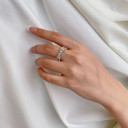 [Aurelle Style]Delicate Multi Shape Tennis Ring