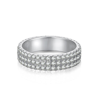 [Aurelle Style]Dainty Round Cut Tennis Ring