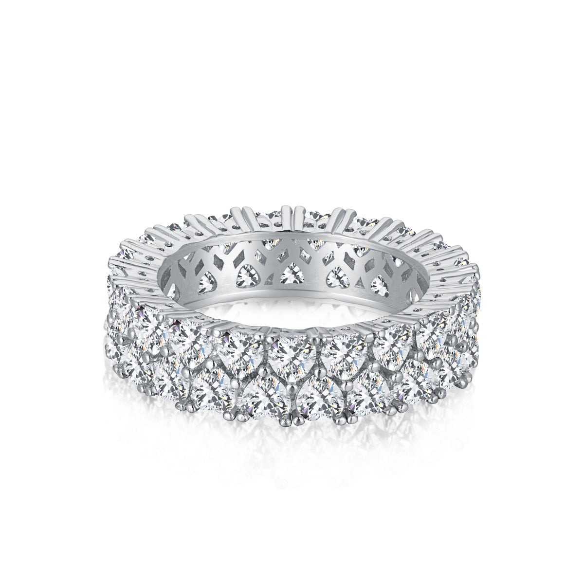 [Aurelle Style]Sparkling Full Heart Ring