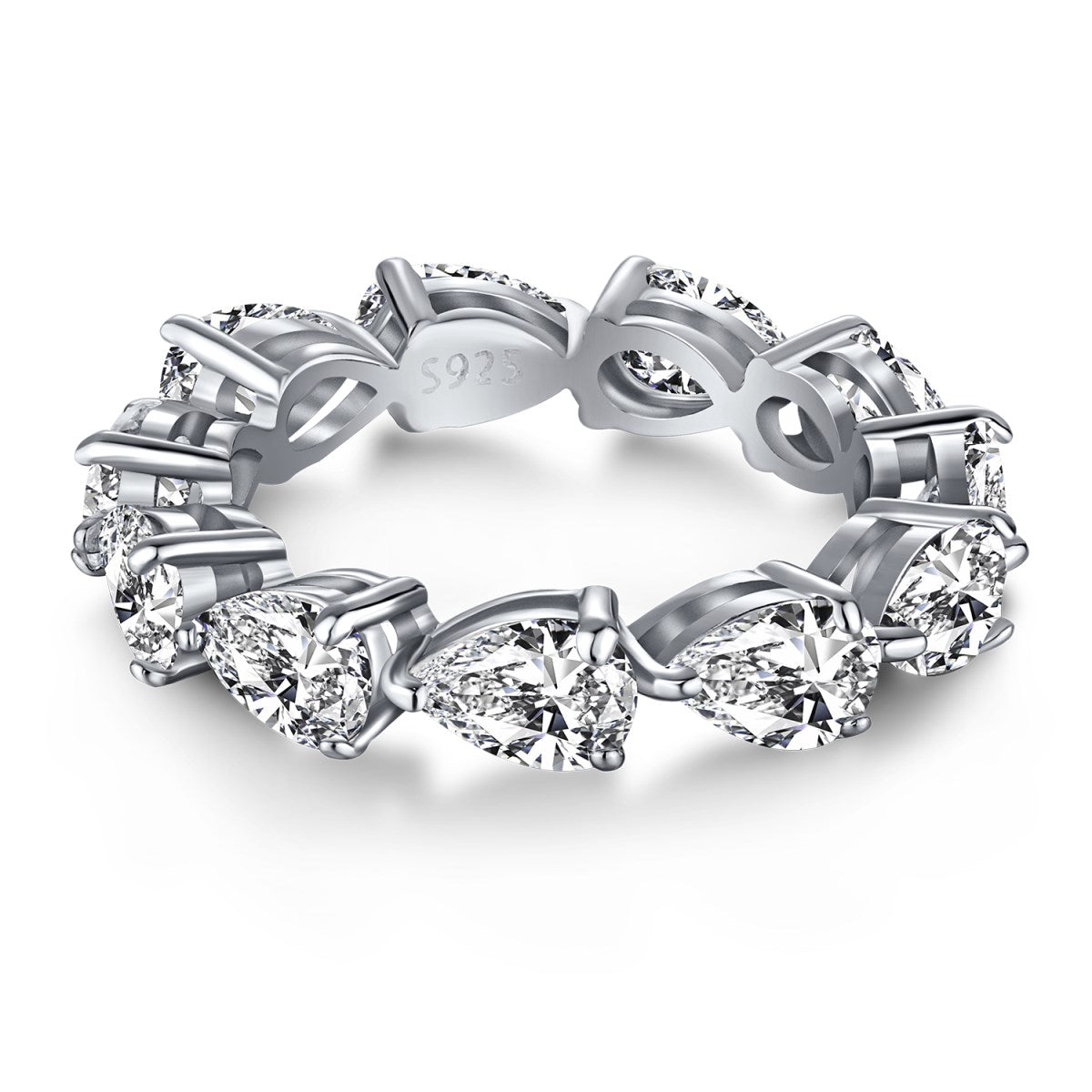 [Aurelle Style]Exquisite Pear Cut Tennis Ring