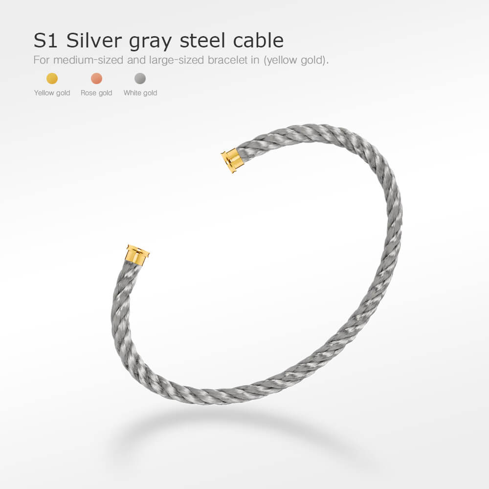 [Aurelle Style]FORCE SERIES BRACELET CABLES 50 CHOICES (DIY SELECTION)