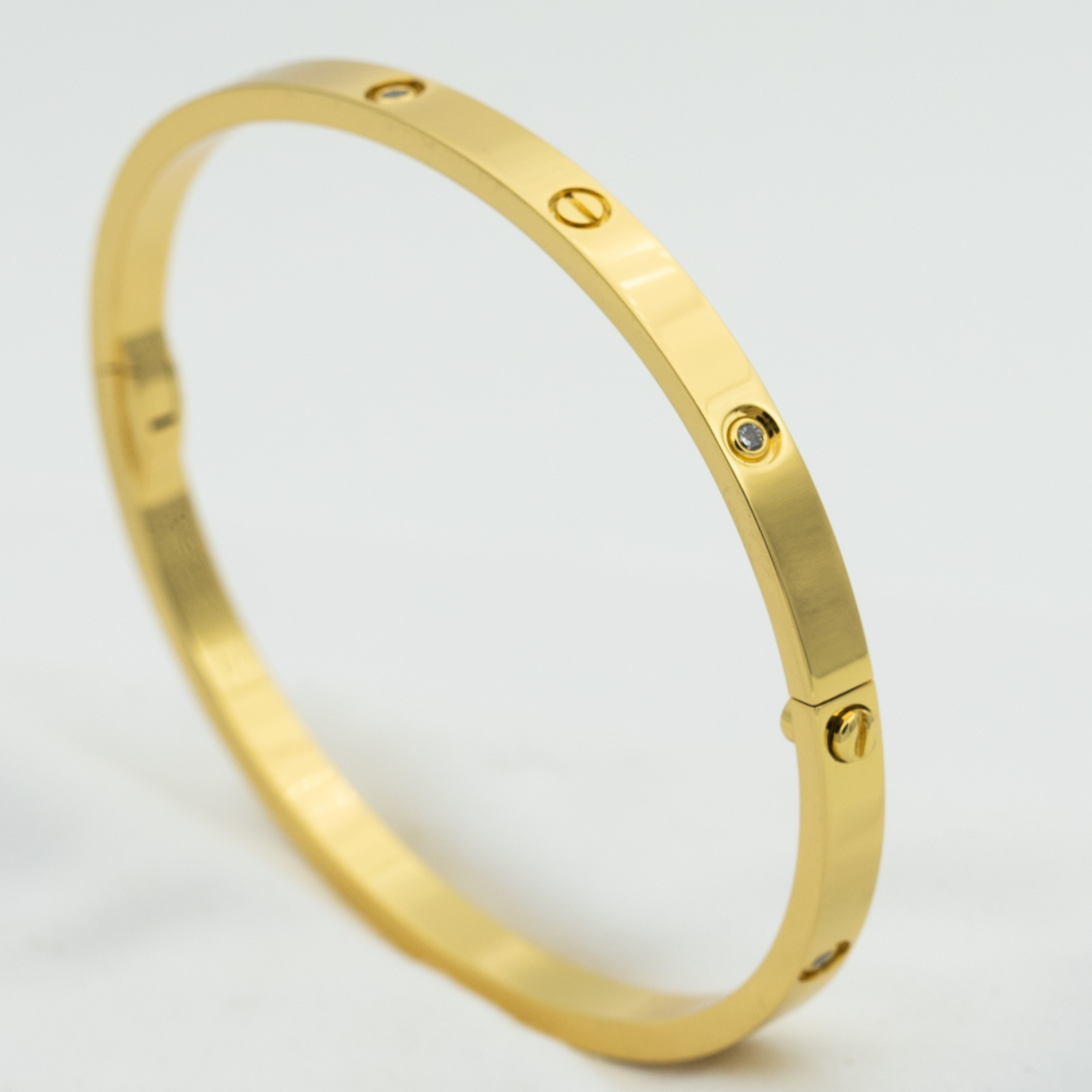 [Aurelle Style]LOVE BRACELET 3.65MM 6 DIAMONDS