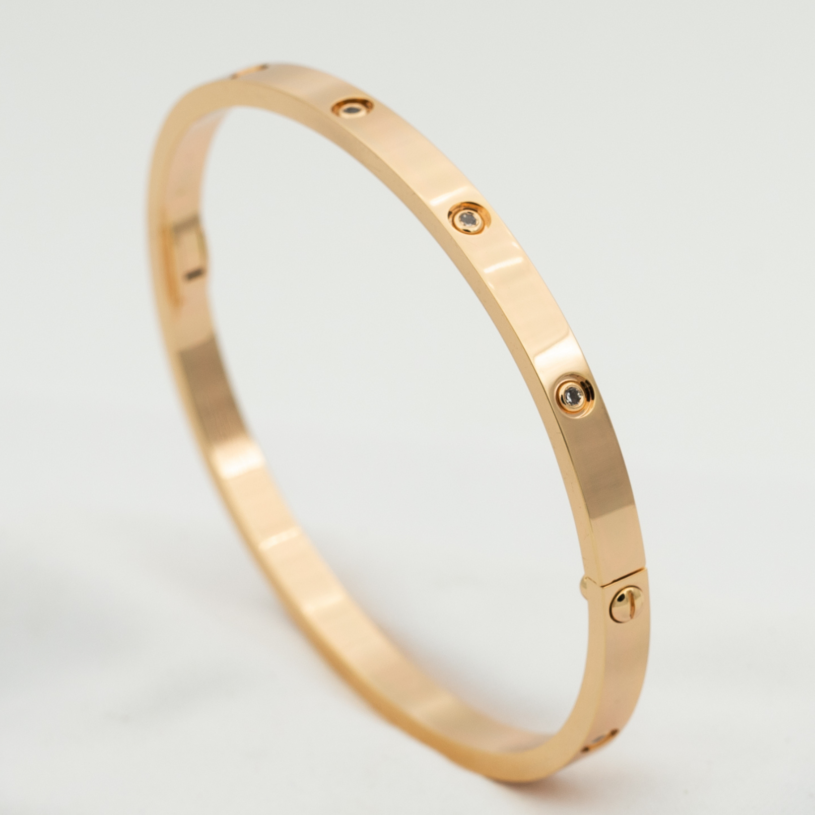 [Aurelle Style]LOVE BRACELET 3.65MM 10 DIAMONDS