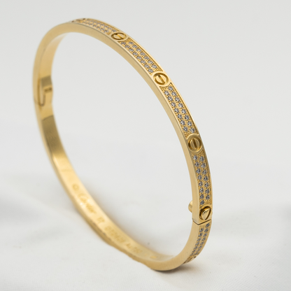 [Aurelle Style]LOVE BRACELET 3.65MM DIAMOND-PAVED
