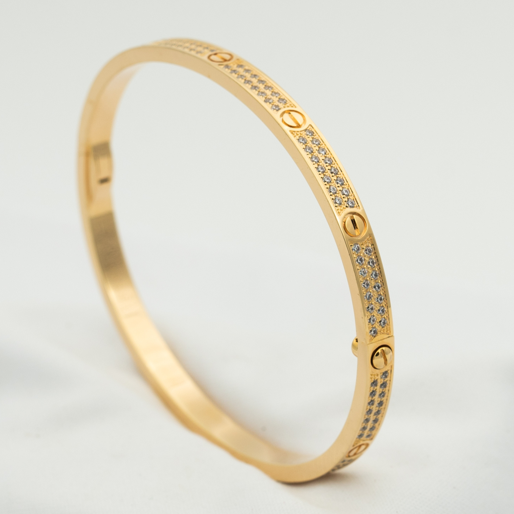 [Aurelle Style]LOVE BRACELET 3.65MM DIAMOND-PAVED