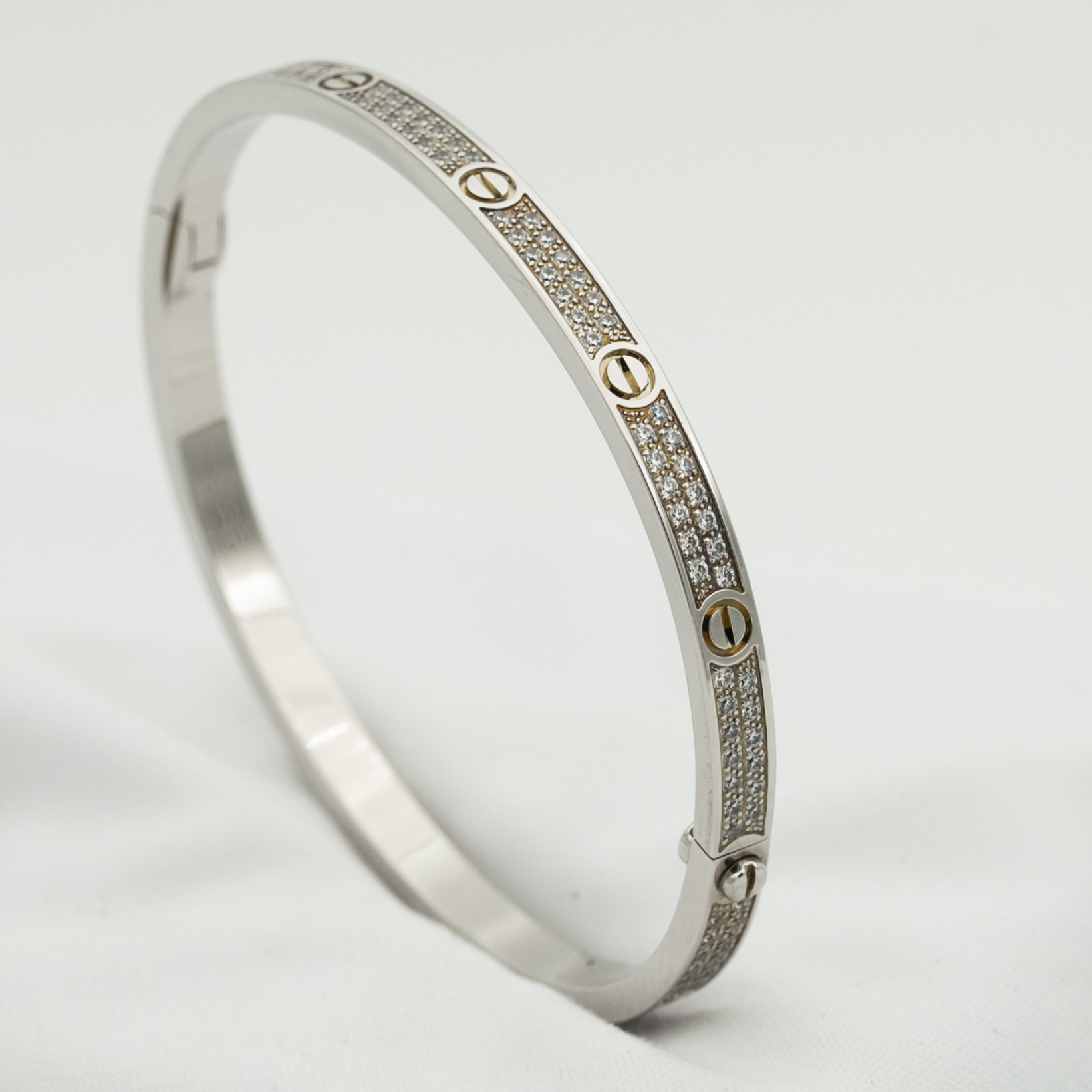 [Aurelle Style]LOVE BRACELET 3.65MM DIAMOND-PAVED