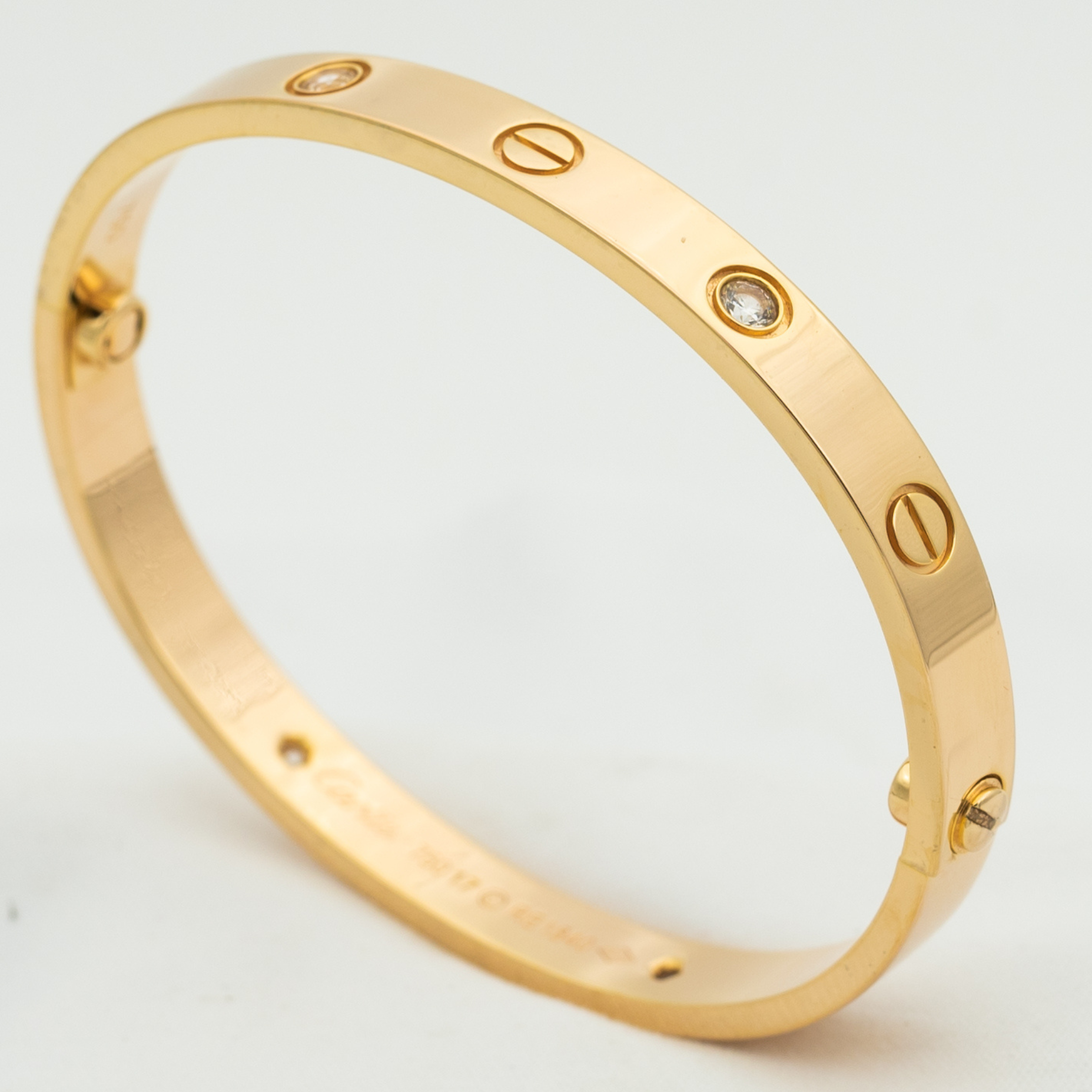 [Aurelle Style]LOVE BRACELET 6.1MM 4 DIAMONDS